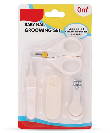 Blue Feri Baby Grooming Scissors & Nail Clipper Kit- White