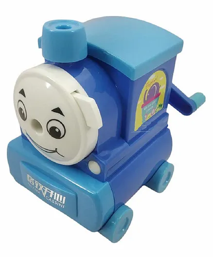 NEGOCIO Train Shaped Sharpener Machine With Moving Wheels (Colour May Vary)