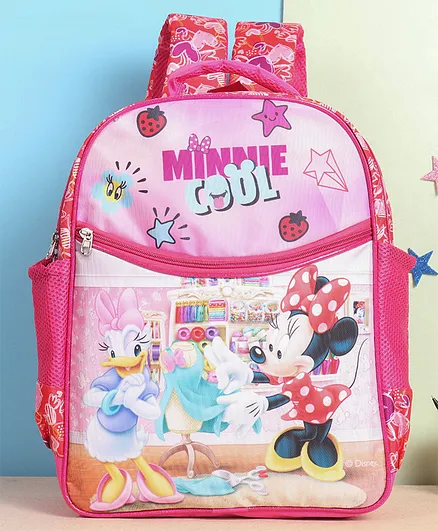Minnie Mouse Kids School Bag Pink - 16 inch