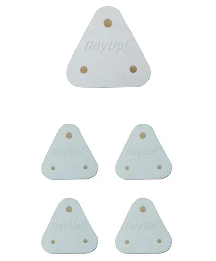 Tidy Up! Baby Plug Baby Safety Electrical Socket Plug Cover Guard for 5A and 16A - Pack of 5