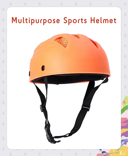Pine Kids Multipurpose Sports Helmet - Orange