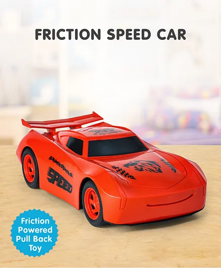 Friction Speed Toy Car - Red