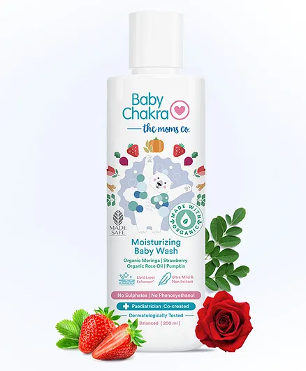 BabyChakra Moisturizing Baby Wash - 200 ml
