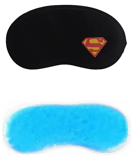 Jenna Y Superman Printed Sleeping Eye Mask With Cooling Gel