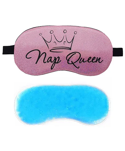 Jenna Sleeping Eye Mask With Cooling Gel NapQueen Print - Pink