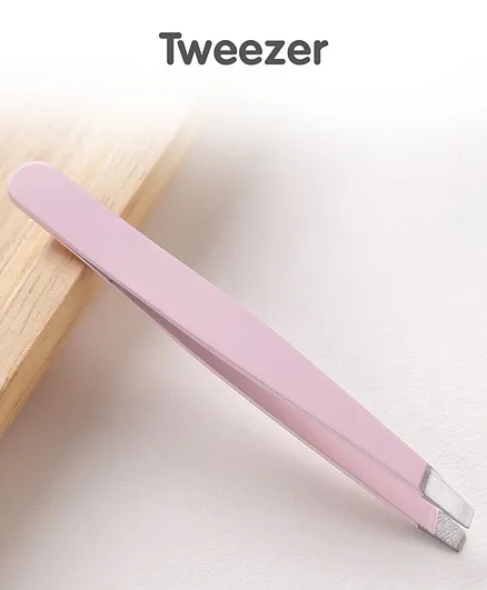  Tweezer with Stainless Steel Tip Pink - Length 10 cm