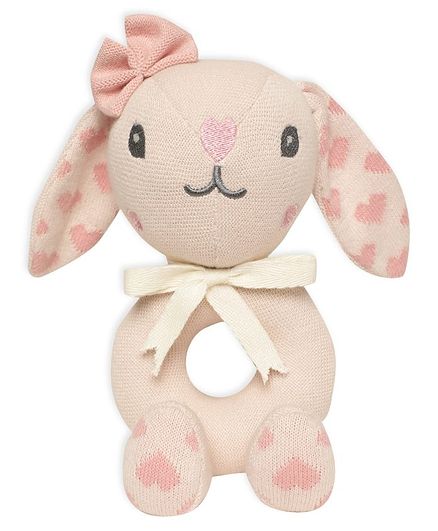 Mi Arcus Ring Soft Toy Rattle - Pink