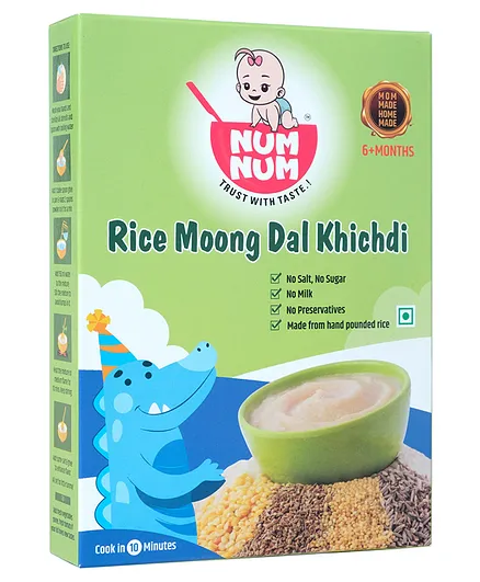 NumNum Rice Moong Dal Porridge - 200 gm