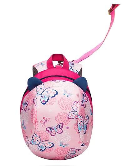 Sunveno Kids Backpack Butterfly Print Pink - 5.9 Inches