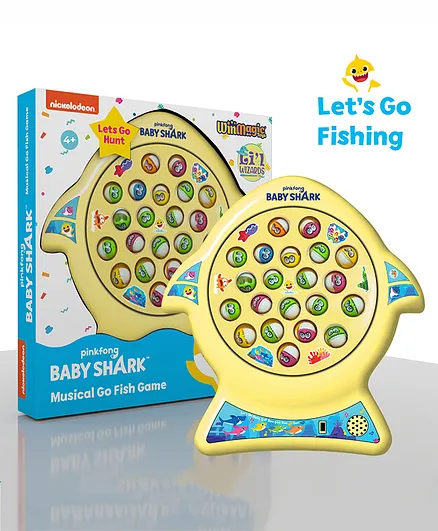 Baby Shark Sing & Go Musical Fishing Game - Multicolour