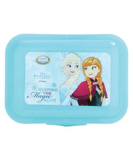 Jewel Disney Frozen Candy Big BPA Free  Lunch Box For School Kids - Blue