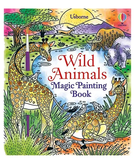 Usborne Wild Animals Magic Painting Book - English