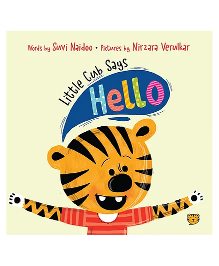 Little Cub Says Hello - English