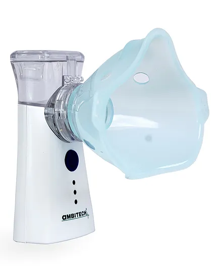 Ambitech Portable Mesh Nebulizer Machine - Blue White