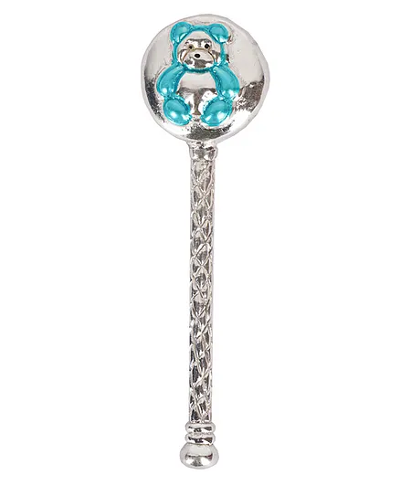 DHRUVS COLLECTION Exclusive BIS Hallmarked 999 Pure Silver Hollow Rattle - Silver