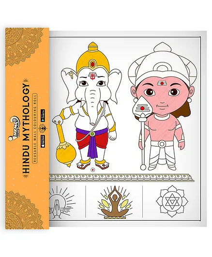 Hindu Mythology Colouring Roll - White Online India, Buy Art & Creativity  Toys for (2-12 Years) at  - 11275769