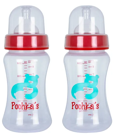 Small Wonder Poohka's Bottle Red Pack Of 2- 250 ML