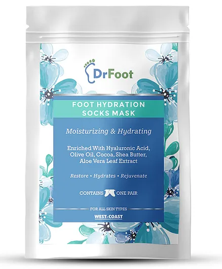 Dr Foot Foot Hydration Socks Mask - 2 Pieces