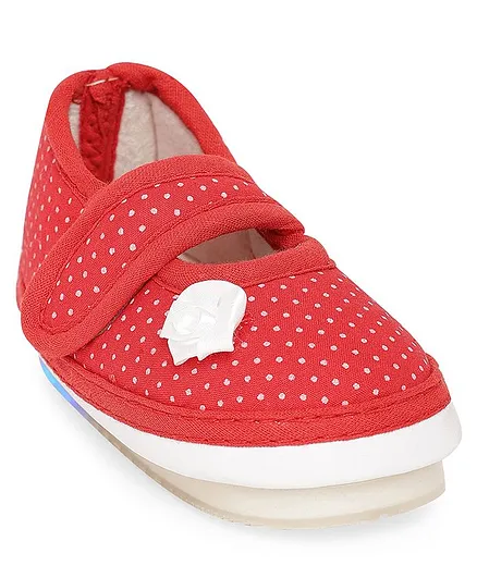Buy Chiu Polka Dot Print LED Light Shoes With Chu Chu Music Sound - Red for  Girls (15-18 Months) Online, Shop at  - 11300769