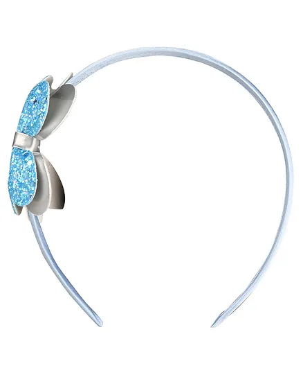 Aye Candy Glitter Butterfly Patch Hair Band - Blue