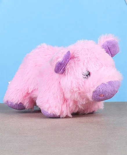 LuvU Rex Pig With Curly Tail & Pudgy Nose Pink - Height  15 cm