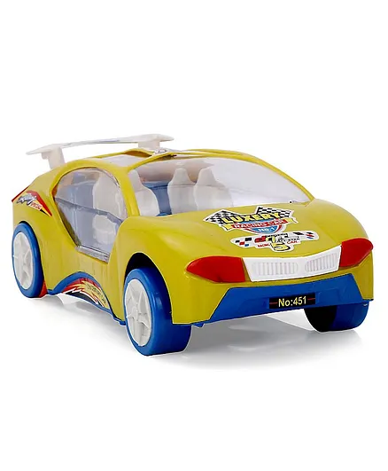 Luvely Friction Racing Toy Car - Yellow