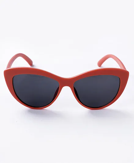 Babyhug Kids Free Size Cats Eye Sunglasses - Orange