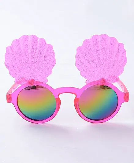 Babyhug Free Size Shell Shape Sunglasses - Pink
