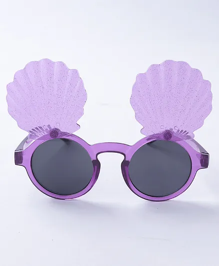 Babyhug Free Size Shell Shape Sunglasses - Purple