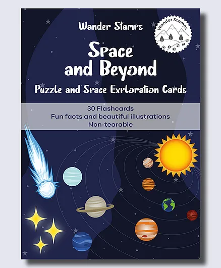 Wander Stamps Space and Beyond- 30 Flash Cards