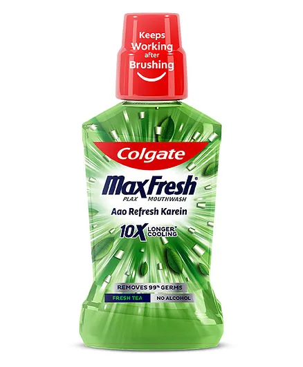 Colgate Maxfresh Plax Antibacterial Mouthwash Fresh Tea - 500 ml