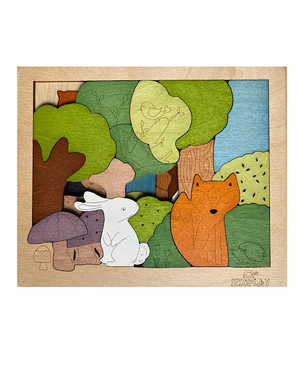 Ekoplay Woodlands Board Puzzle - 31 Pieces