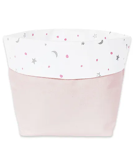 Masilo Fabric Storage Baskets Pack Of 2 - Pink
