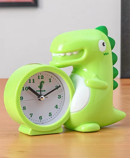 Dino Table Alarm Clock - Green