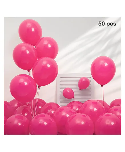 Balloon Junction Balloons Pack of 50 - Pink