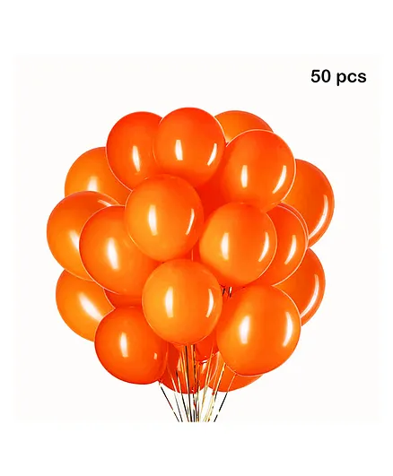Balloon Junction Balloons Pack of 50 - Orange