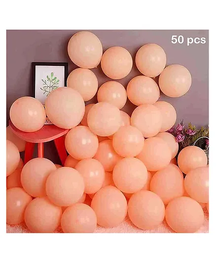 Balloon Junction Pastel Peach Balloons - Pack of 50