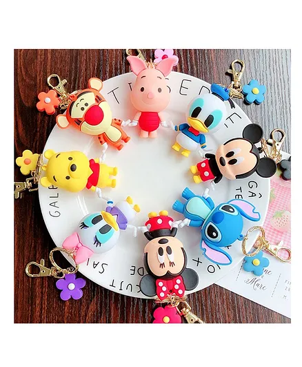 Eitheo Cute Animal Silicone Keychain Car & Bike Gifting  - Multicolor(Design May Vary)