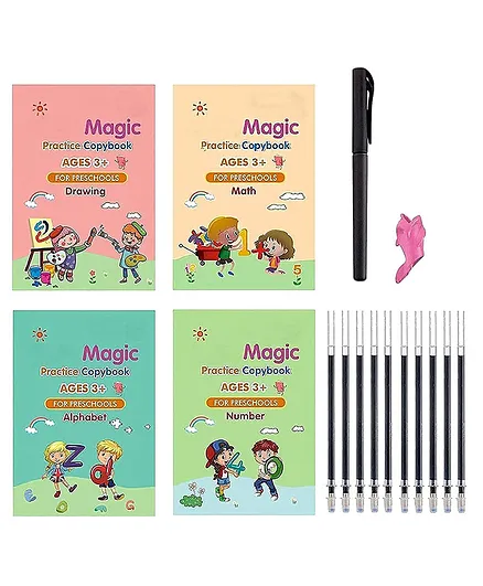 Muren Sank Magic Practice Copybook Number Tracing Book Pack Of 4 - English