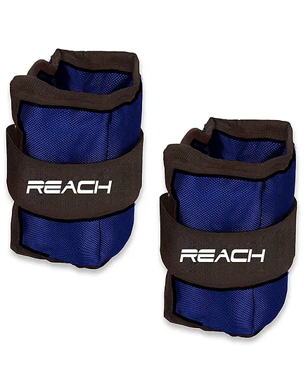 Reach Adjustable Ankle Weights Blue - 2 Kg