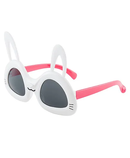 SYGA Rabbit Design UV Protection Polarized Sunglasses - White