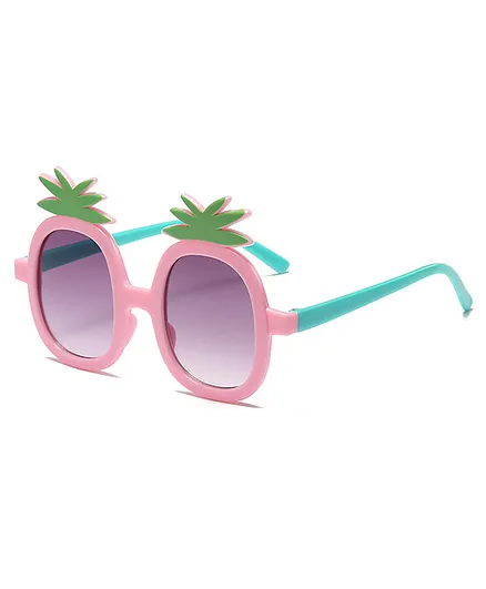 SYGA Pineapple Design UV Polarized Sunglasses - Pink