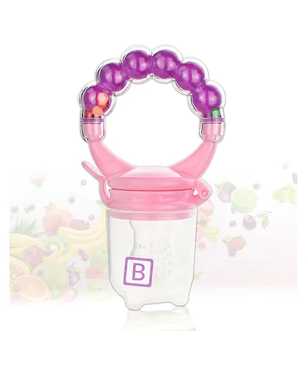 Bembika Baby Food Nibbler Ring Design Baby Pacifier Medium - Purple