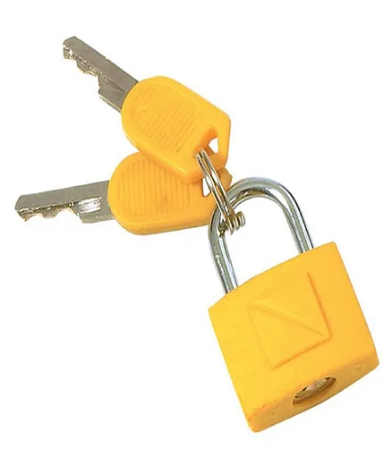 Travel Blue Identi Key Lock Pack of 2 - Yellow