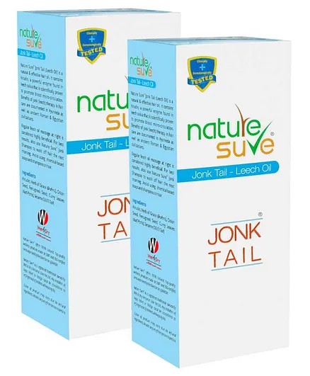 Nature Sure Jonk Tail Leech Hair Oil Pack of 2 - 220 ml Online in India, Buy  at Best Price from  - 11480902