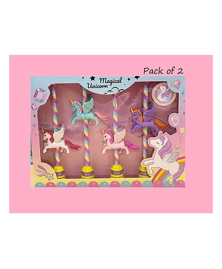 Vinmot Magical Unicorn Stationery Set for Birthday and Return Gift - Pack of 2
