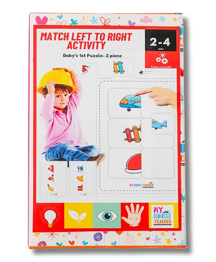 My House Teacher Matching Left And Right Activity Kit - Multicolor