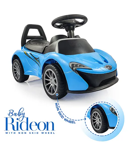 NHR Sporty Look Musical Car with Front & Rear Lights Push Car - Blue