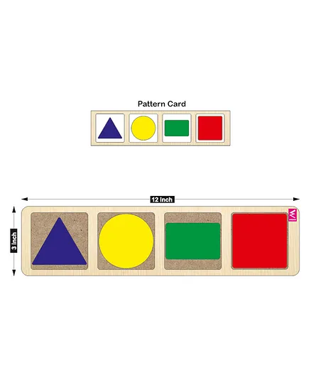 Wissen Shapes & Colour Pattern Matching Game
