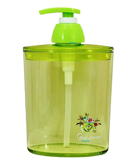 FunBlast Sanitizer & Soap Dispenser Round Shape Green  420 ml
